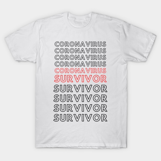 Coronavirus Survivor T-Shirt by MotiveTees
